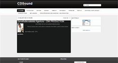 Desktop Screenshot of cdsound.cz